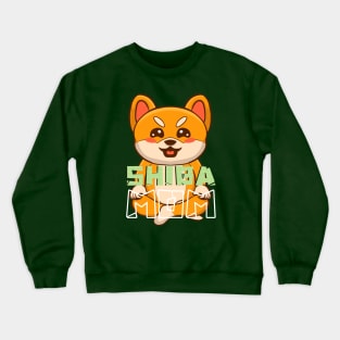 Shiba mom| Crypto gift Crewneck Sweatshirt